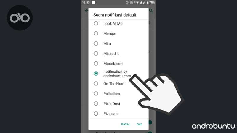 Cara Menambah Ringtone Mp3 Notifikasi di Android by Androbuntu.com 3