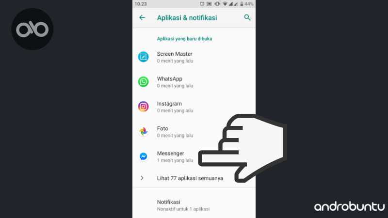 Cara Menonaktifkan Messenger di Android dan iPhone by Androbuntu.com 2