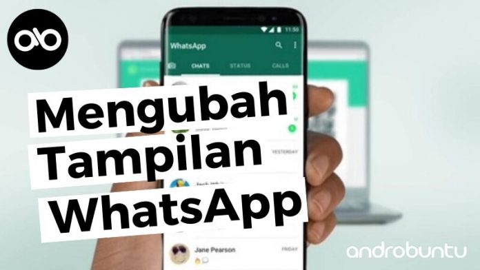 Mengubah WhatsApp Android jadi iPhone by Androbuntu