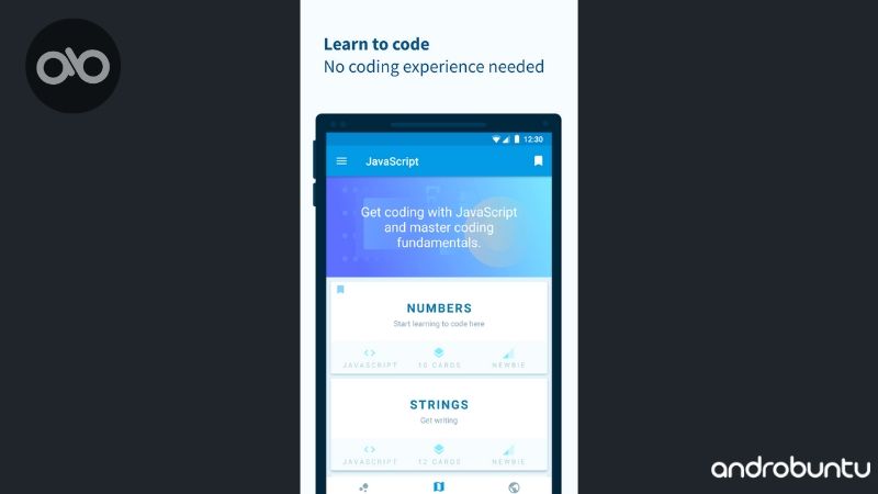 Aplikasi Android Terbaik untuk Belajar Pemrograman dari Rumah by Androbuntu 5