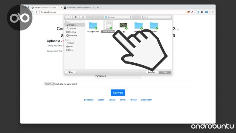 Cara Mengubah Dokumen Word Menjadi Markdown by Androbuntu 2