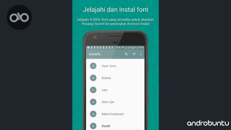 Aplikasi Font Android by Androbuntu 1