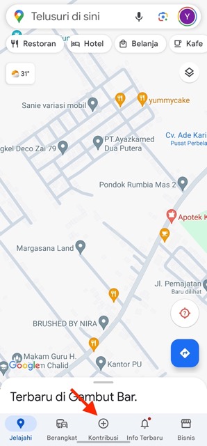 Lokasi Baru Google Maps  1