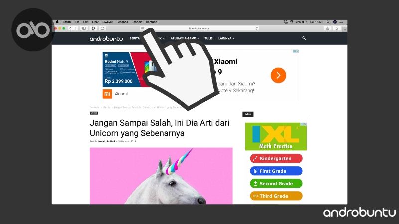 Cara Menggunakan Mode Baca di Safari by Androbuntu 1