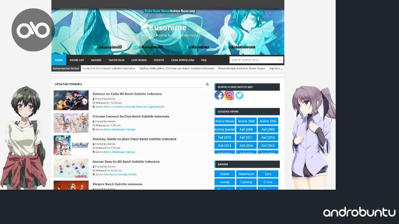 Situs Download Anime Terbaik by Androbuntu 1