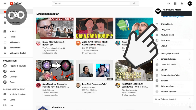 Cara Mengganti Banner Channel YouTube di Android