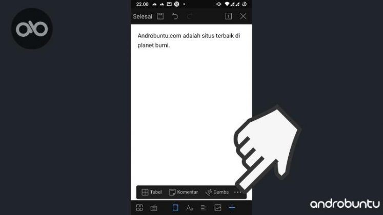 Cara Menambah Halaman Baru Di WPS Office - Androbuntu