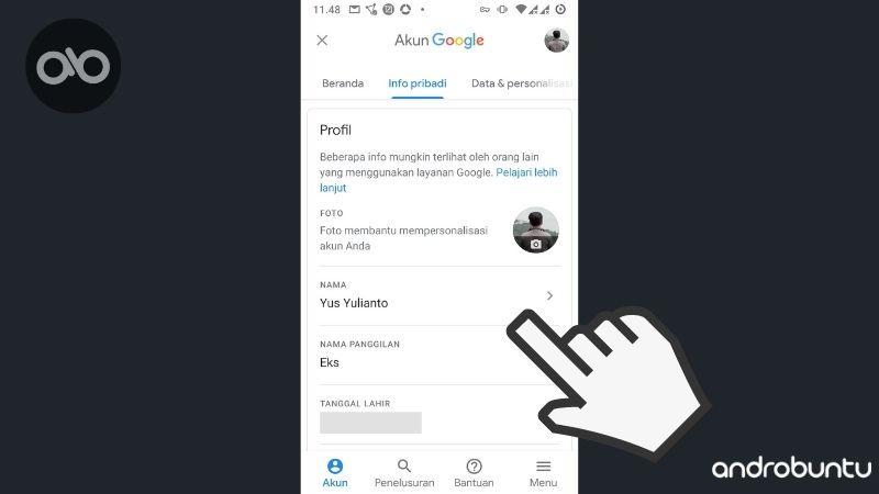 Cara Mengganti Nama di Google Classroom by Androbuntu 4