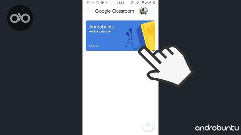 Cara Upload Foto Video PDF File di Google Classroom by Androbuntu 1