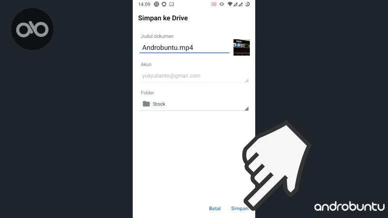 Cara Upload Video ke Google Drive by Androbuntu 3