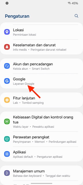 Tambah Akun Google di Android 1