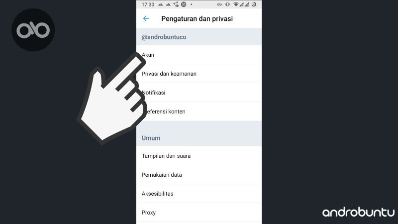 Cara Logout Aplikasi Twitter by Androbuntu 3