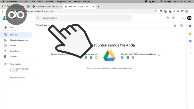 Cara Membuat Folder Google Drive yang Bisa Diakses Semua Orang by Androbuntu 1