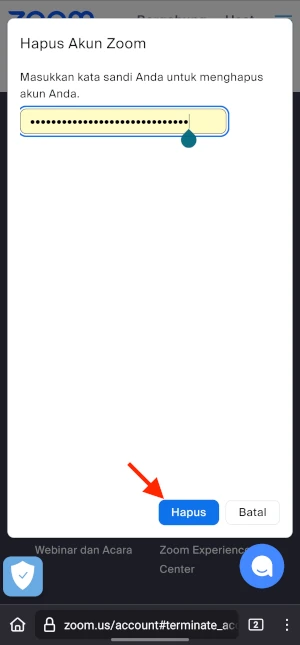 Cara Menghapus Akun Zoom 6