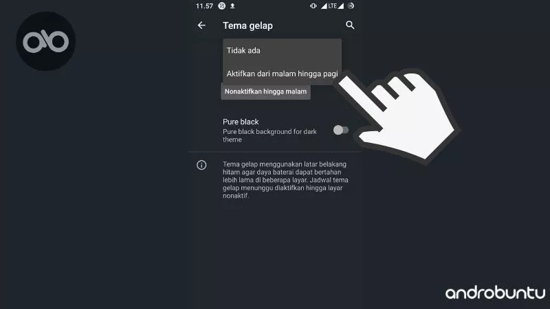Cara Mengaktifkan Dark Mode di Android by Androbuntu 4