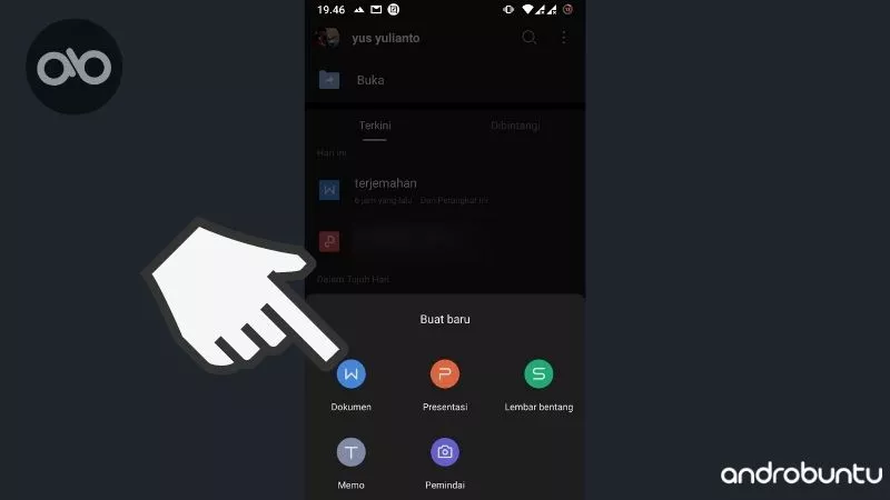 Cara Mengetik Dokumen di WPS Office by Androbuntu 3