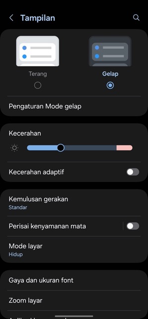 Mode Gelap Android 3