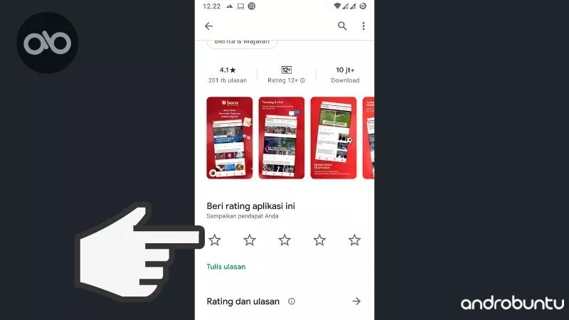 Cara Beri Rating Aplikasi dan Game di Google Play Store by Androbuntu 3