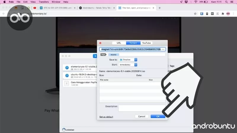 Cara Download File Torrent di macOS by Androbuntu 3