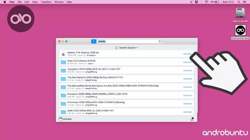 Cara Download File Torrent di macOS by Androbuntu 6