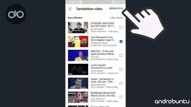 Cara Membuat Playlist di YouTube by Androbuntu 10