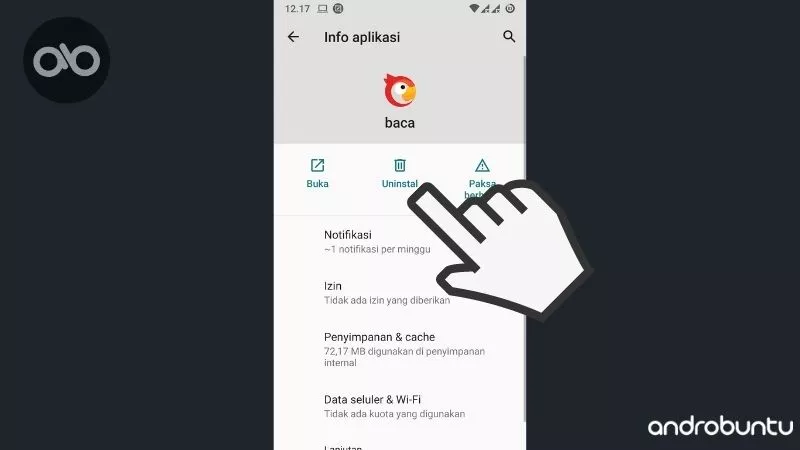 Cara Menghapus Aplikasi Baca di Android by Androbuntu 3