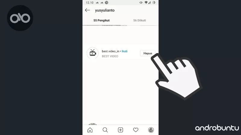 Cara Menghapus Follower Instagram by Androbuntu 2