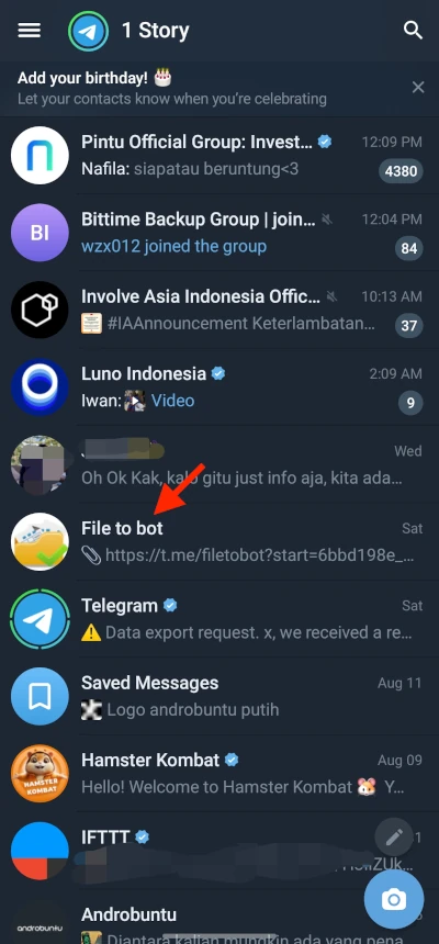 Cara Mengirim Voice Note di Telegram 1