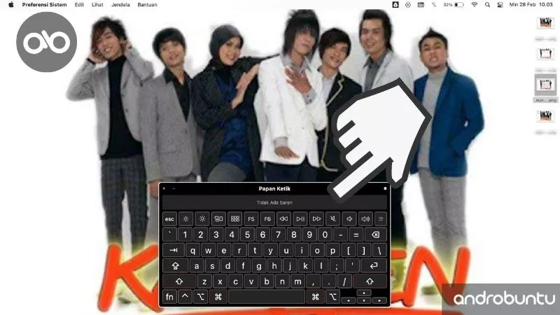 Cara Menampilkan On Screen Keyboard di Macbook by Androbuntu 5