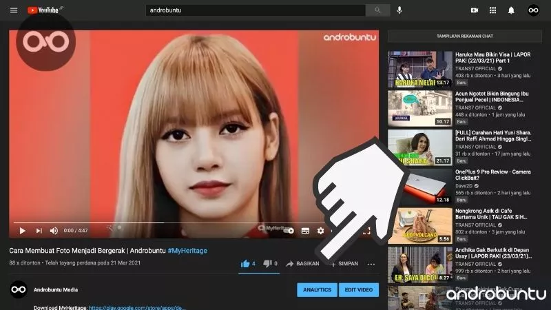 Cara Embed Video YouTube di Web by Androbuntu 3