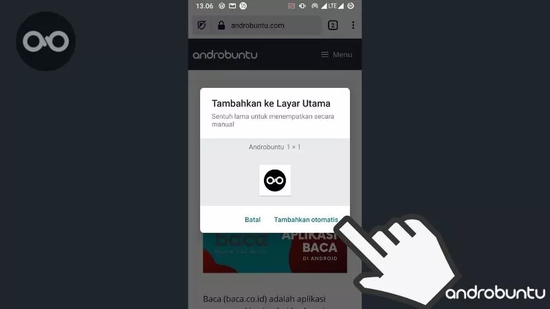Cara Menambahkan Website ke Home Screen Android by Androbuntu 5
