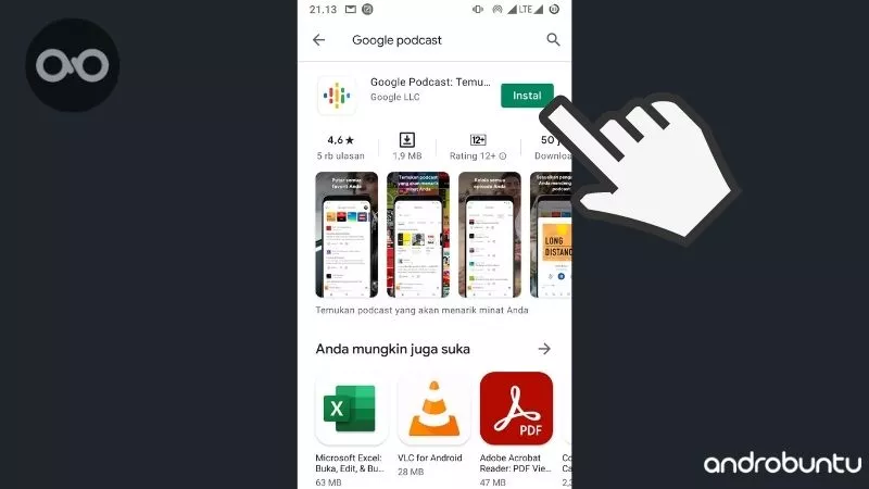 Cara Mendengarkan Podcast di Android by Androbuntu 1