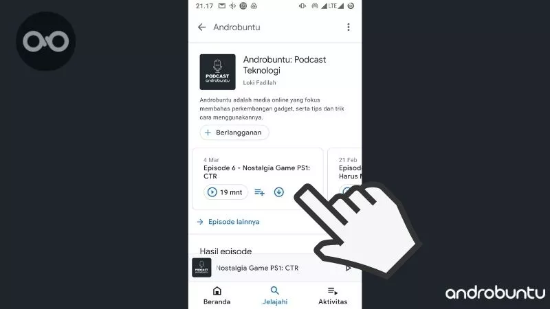 Cara Mendengarkan Podcast di Android by Androbuntu 6