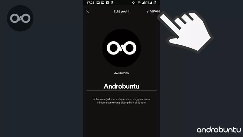 Cara Mengganti Foto Profil di Spotify by Androbuntu 7
