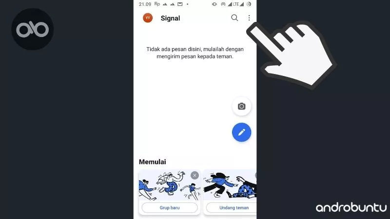 Cara Mengganti Tema Signal di Android dan iOS by Androbuntu 1