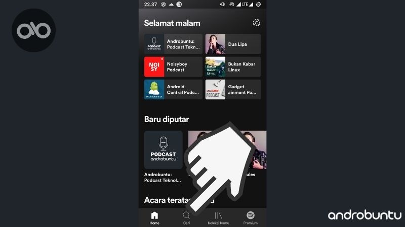 Cara Menggunakan Aplikasi Spotify by Androbuntu 2