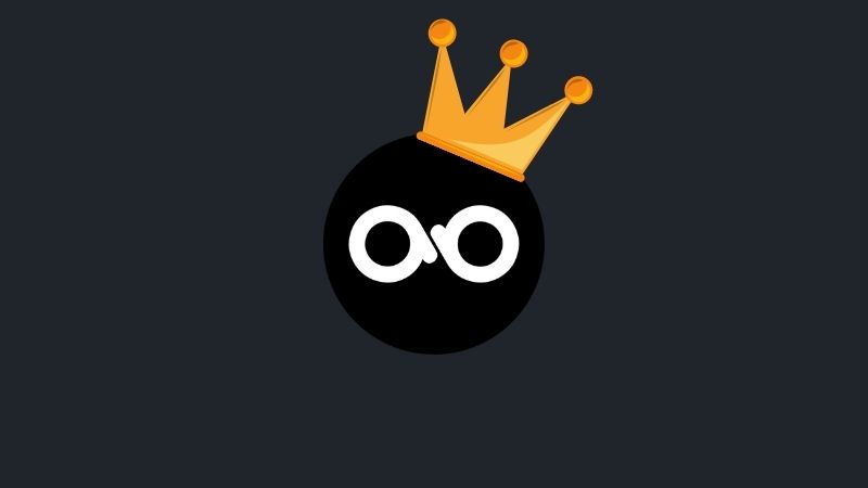 Logo Androbuntu dengan Mahkota