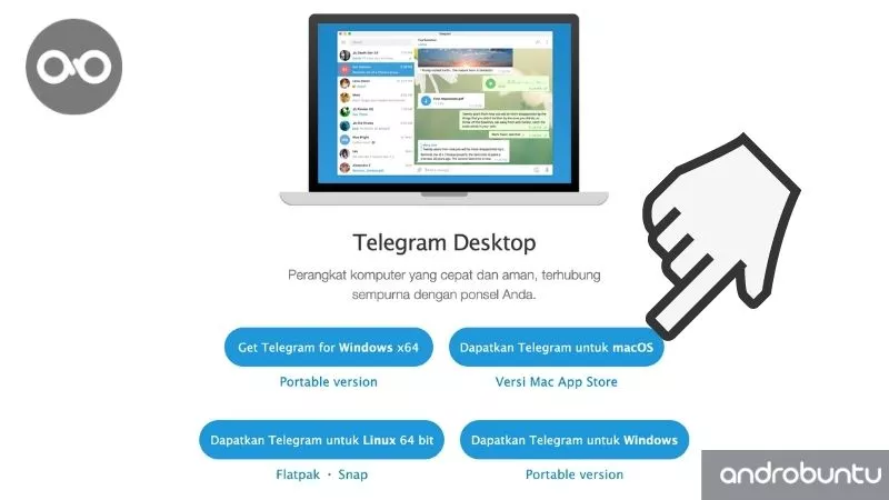 Cara Download Telegram di Laptop by Androbuntu 1