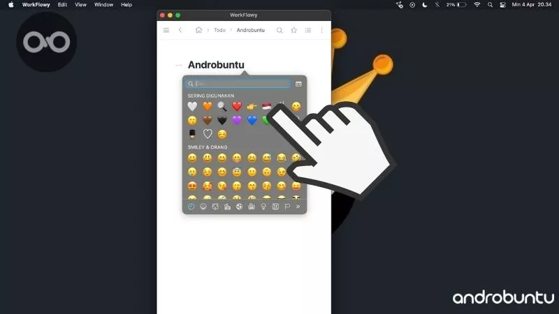 Cara Ketik Emoji di macOS by Androbuntu 2