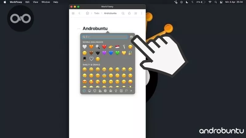 Cara Ketik Emoji di macOS by Androbuntu 4