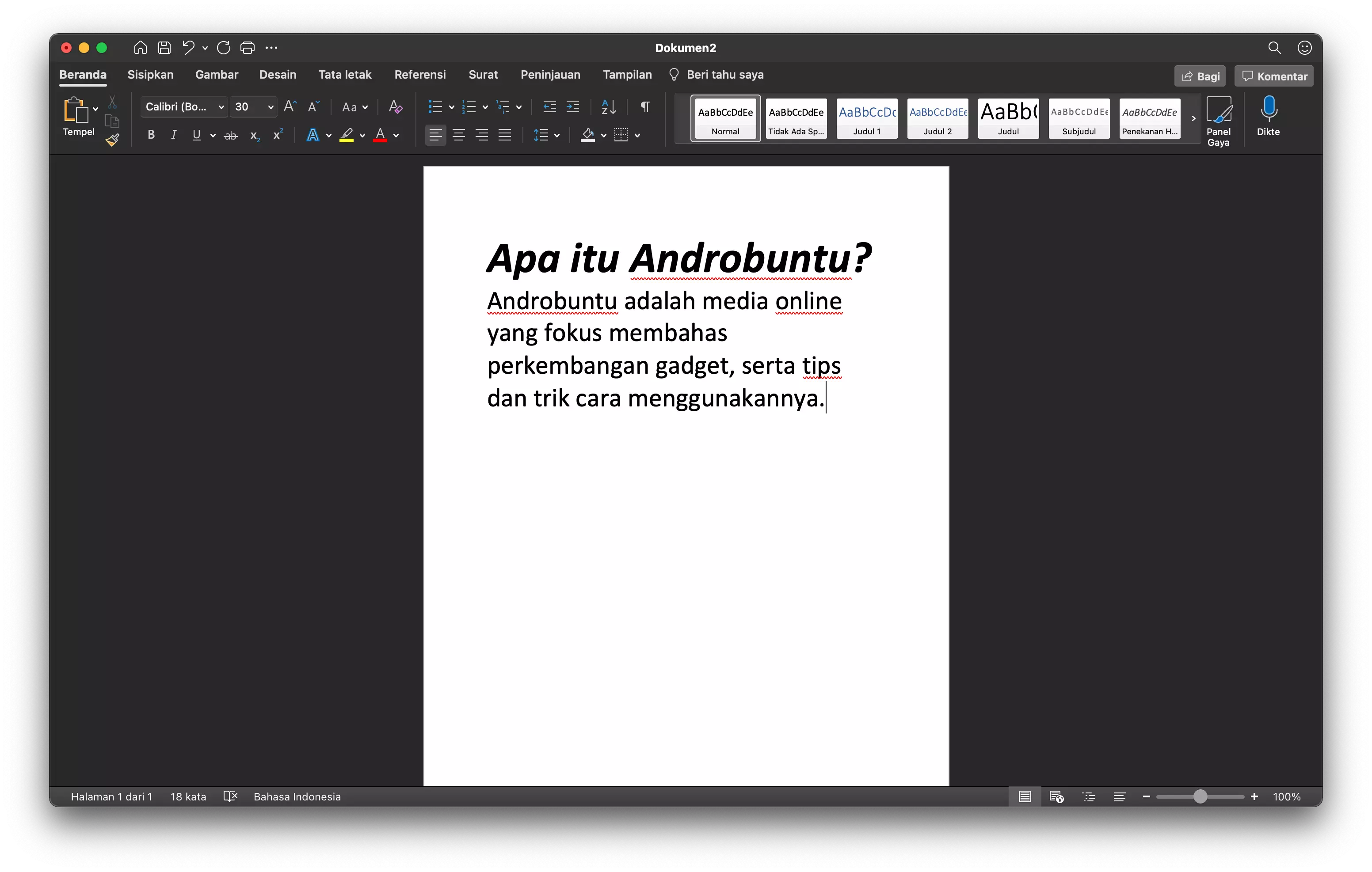 Cara Membuat File atau Dokumen Baru di Microsoft Word by Androbuntu 3
