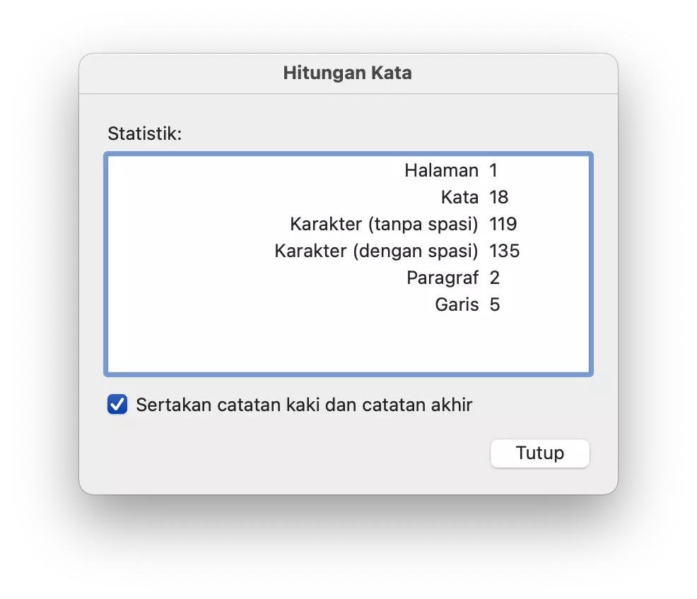 Cara Menampilkan Jumlah Kata pada Microsoft Word by Androbuntu 3