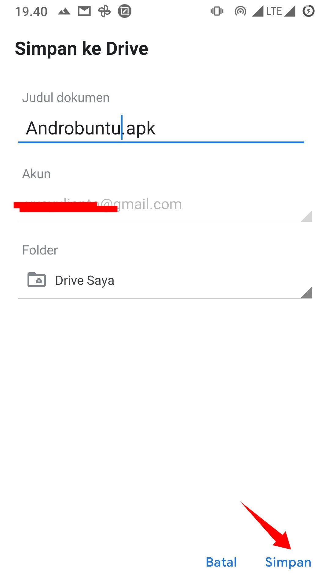 Cara Kirim Aplikasi Lewat Email by Androbuntu 7