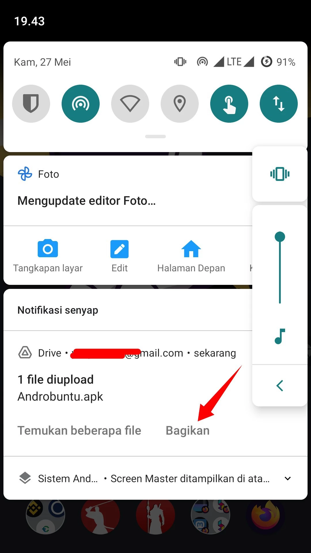 Cara Kirim Aplikasi Lewat Email by Androbuntu 8