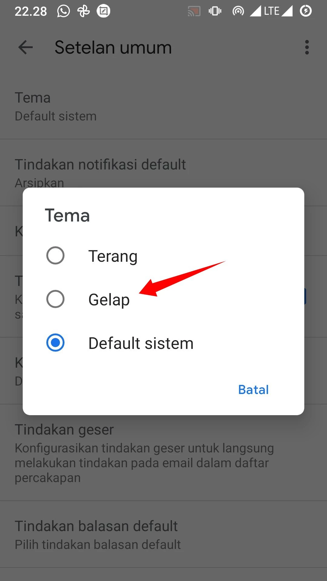 Cara Mengganti Tema Aplikasi Gmail by Androbuntu 5