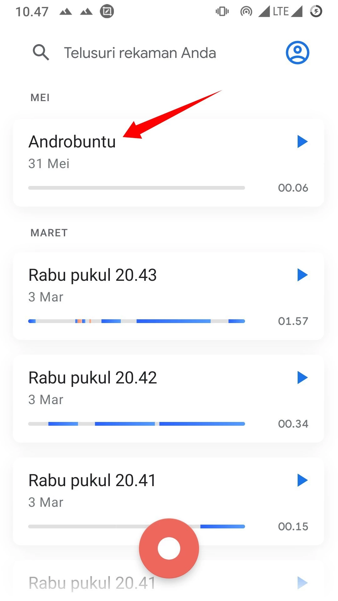 Cara Mengirim Rekaman Suara Melalui Email by Androbuntu 1