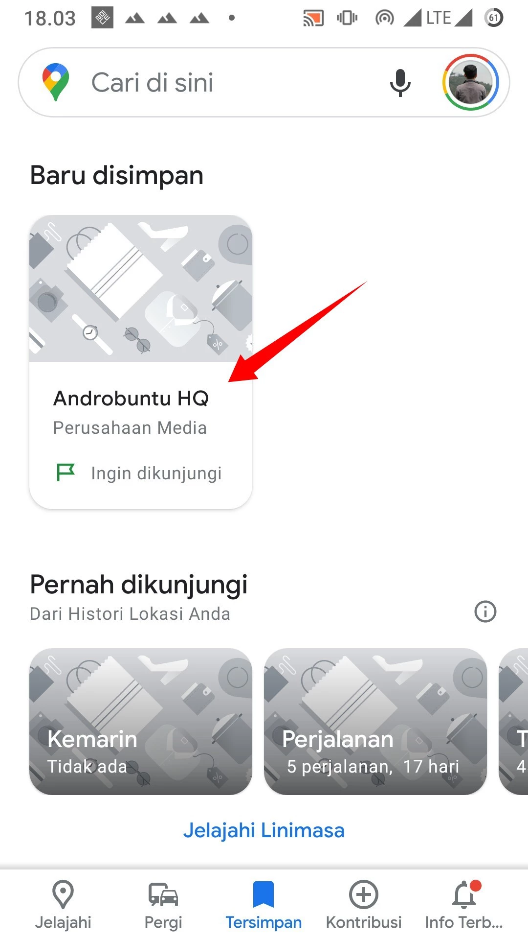 Cara Menyimpan Tempat Favorit di Google Maps by Androbuntu 5