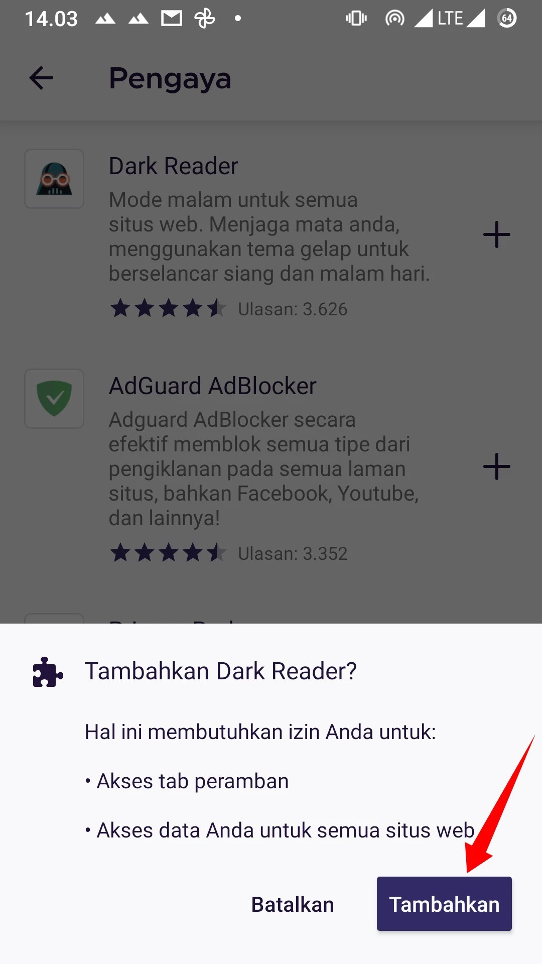 Cara Pasang Add-on di Firefox Android by Androbuntu 4