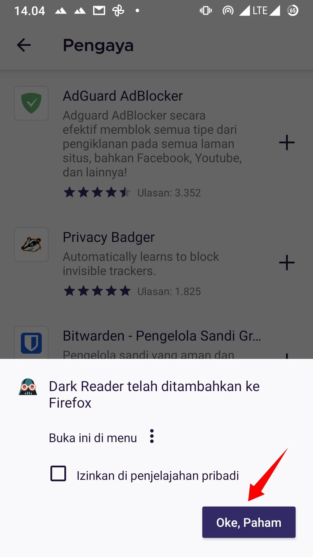 Cara Pasang Add-on di Firefox Android by Androbuntu 6