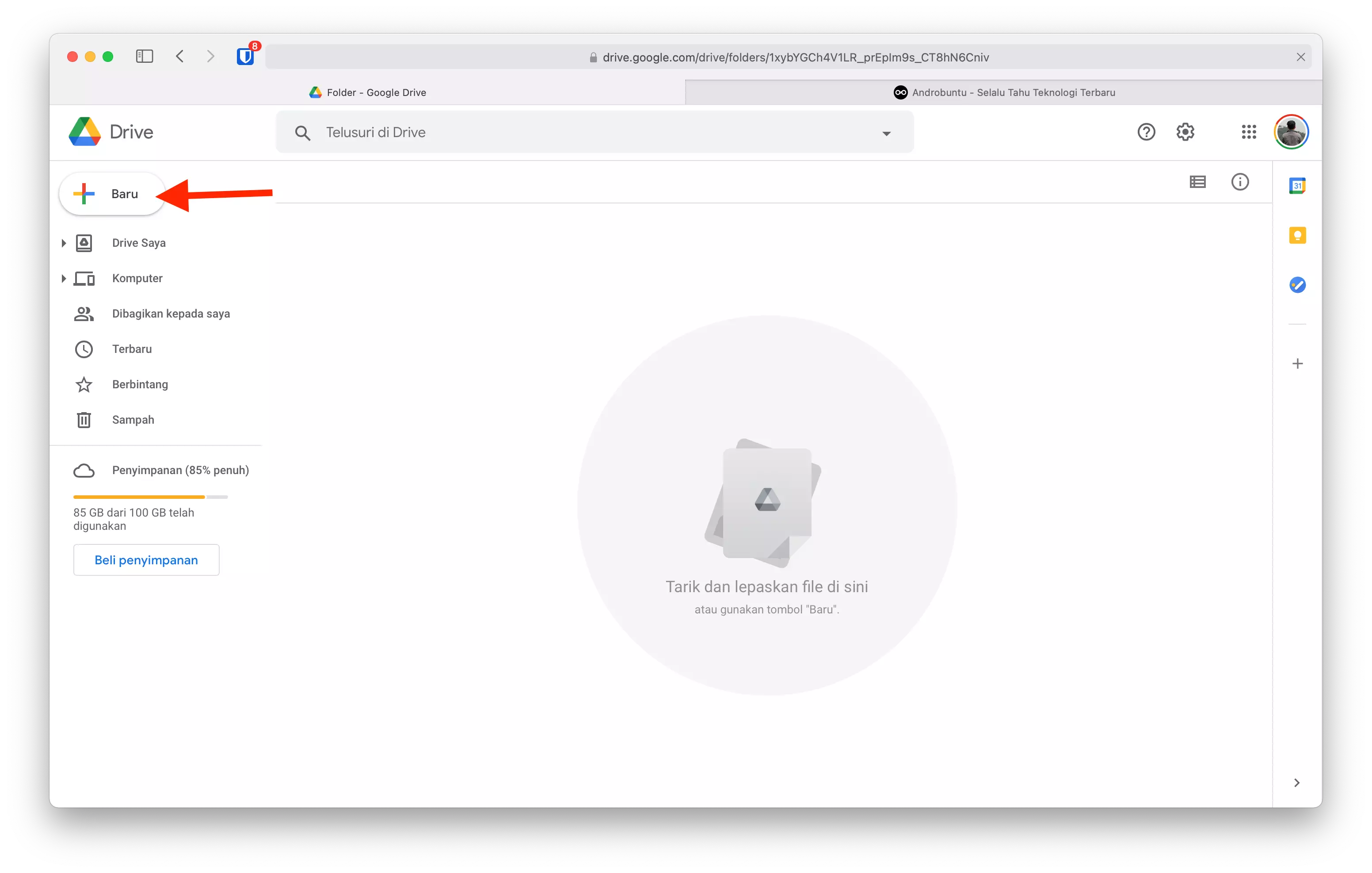 Cara Upload File ke Google Drive Orang Lain by Androbuntu 6